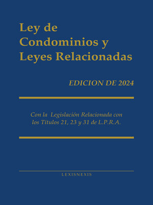 cover image of Ley de Condominios y Leyes Relacionadas